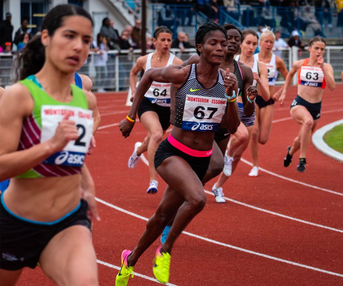 Athletes Running
